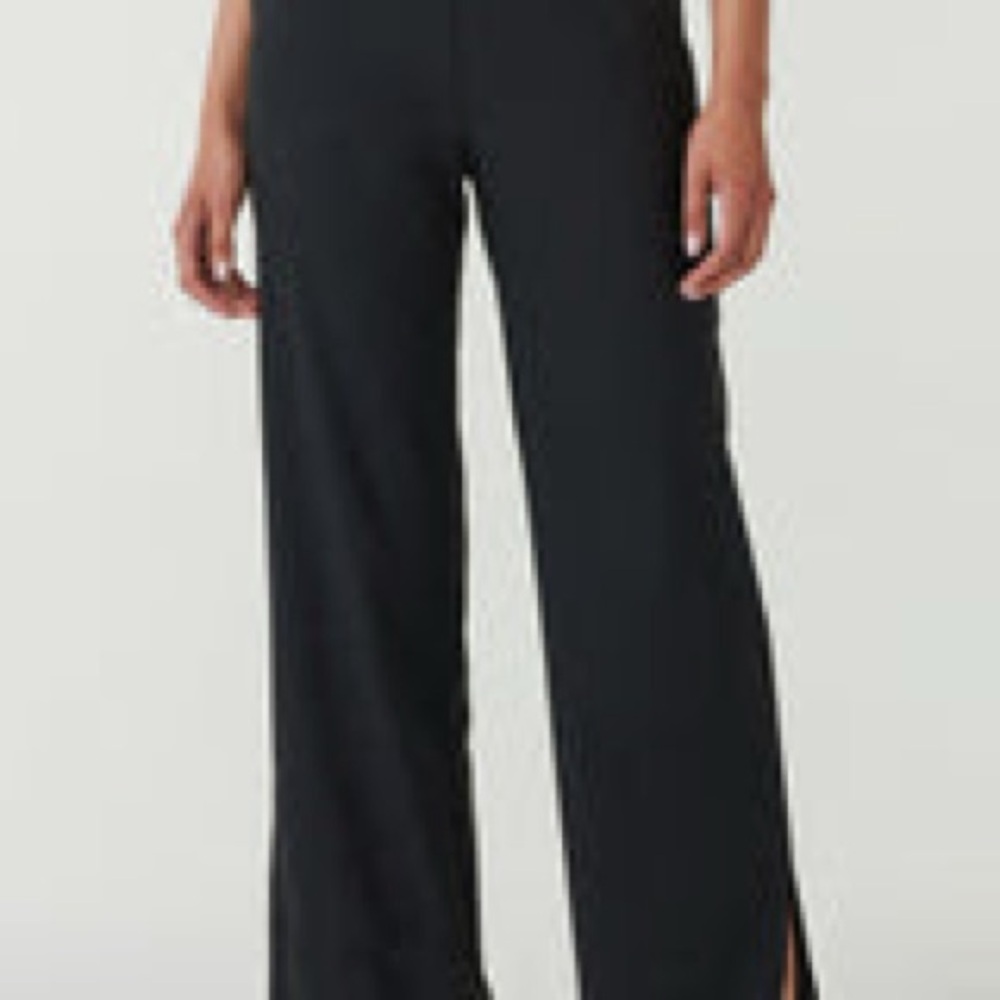 Vetta side slit pants